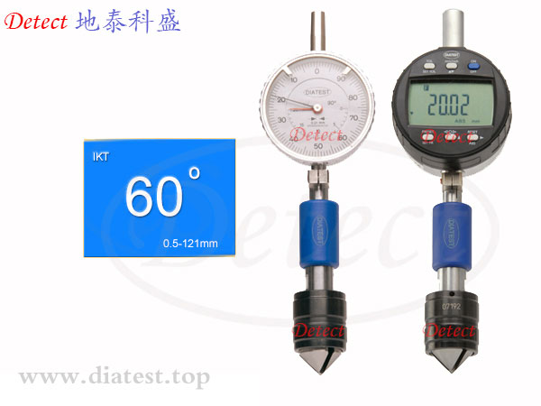 60度内锥孔端面直径测量系统