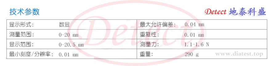 数显式厚度测量卡规C220T(图3)